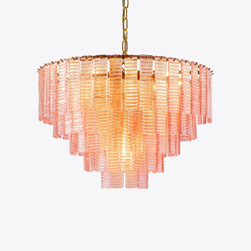 Opalora Pink Murano Chandelier