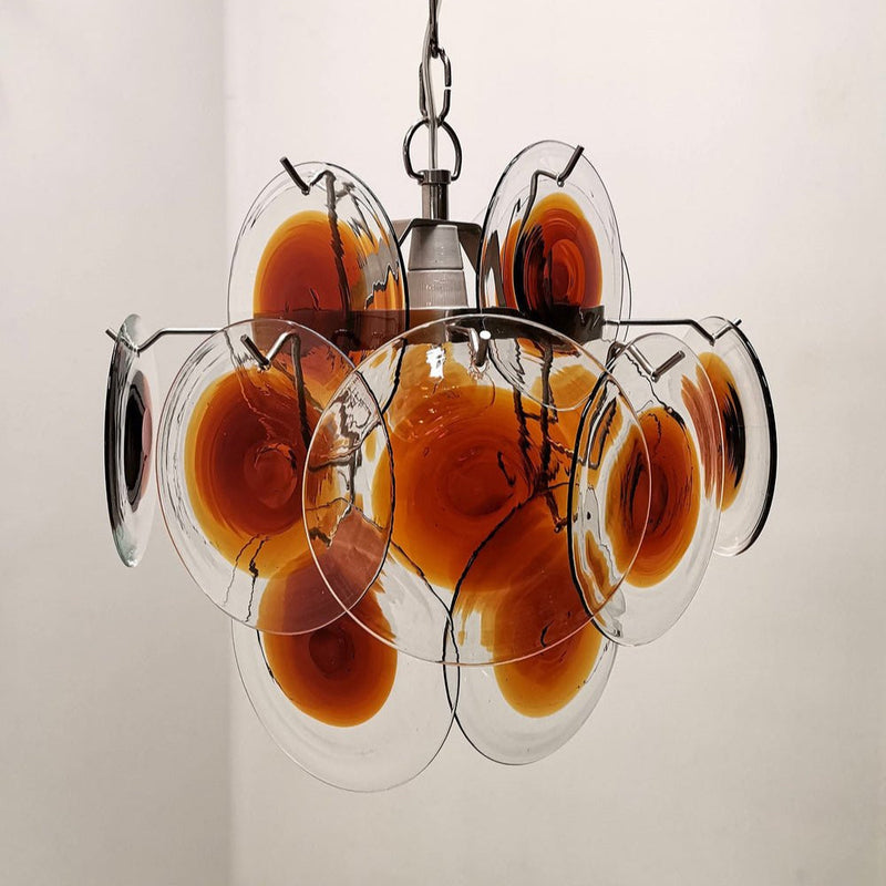 Mazzega Vistosi Murano Chandelier