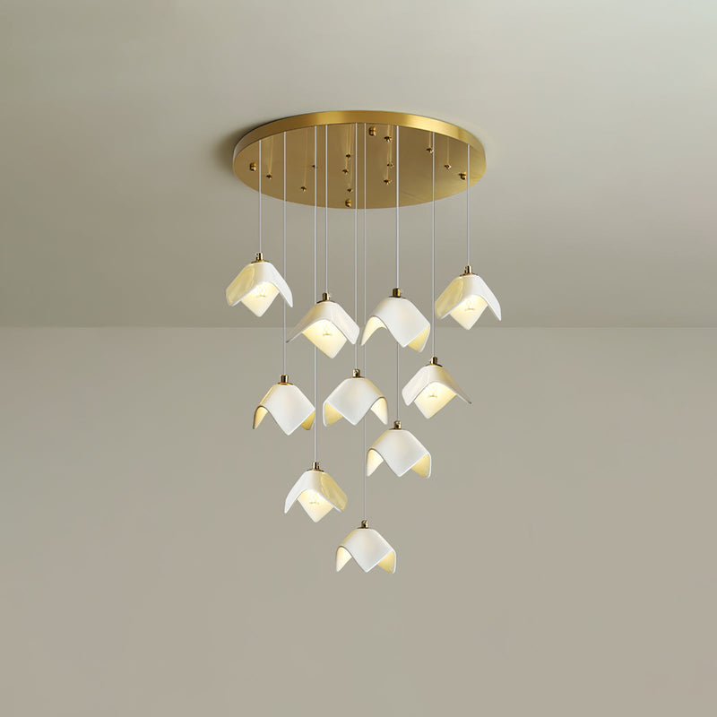 Orlani Cascade Stairs Chandelier