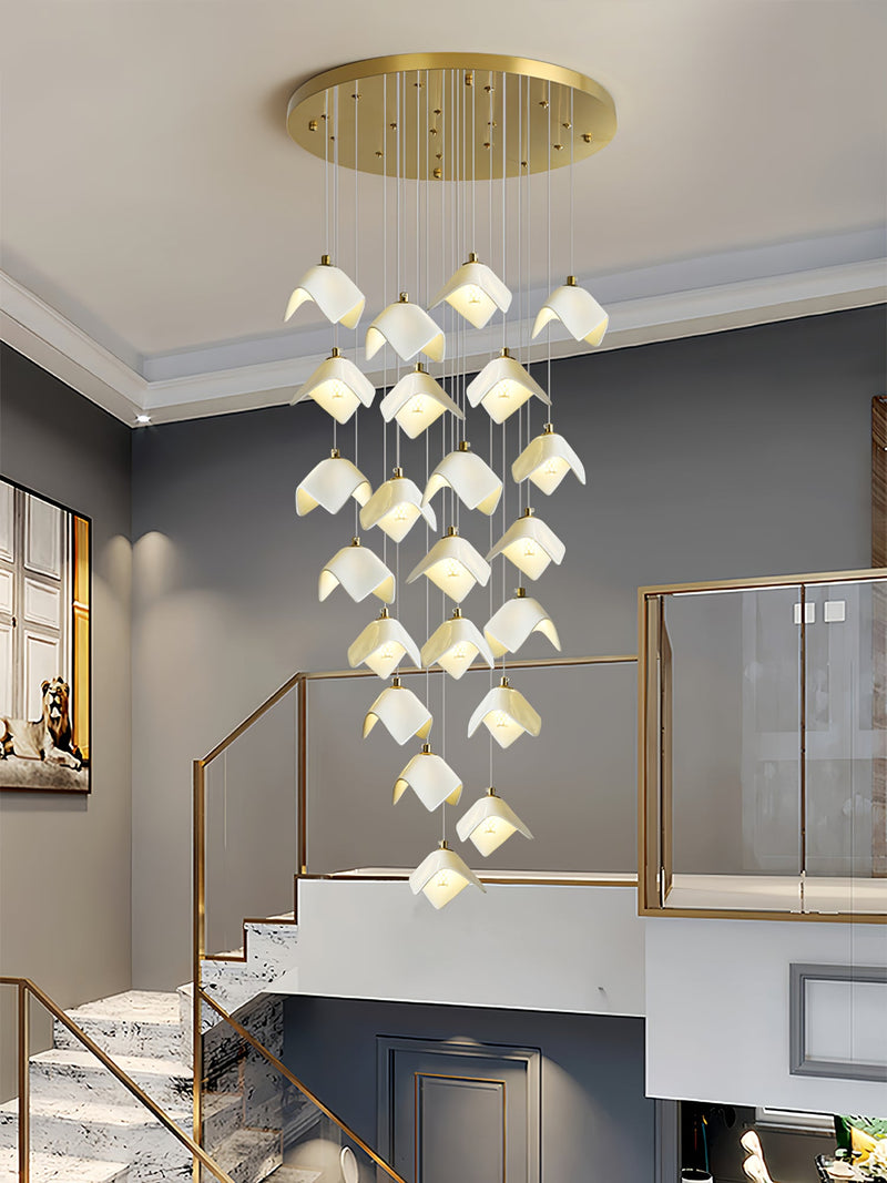 Orlani Cascade Stairs Chandelier