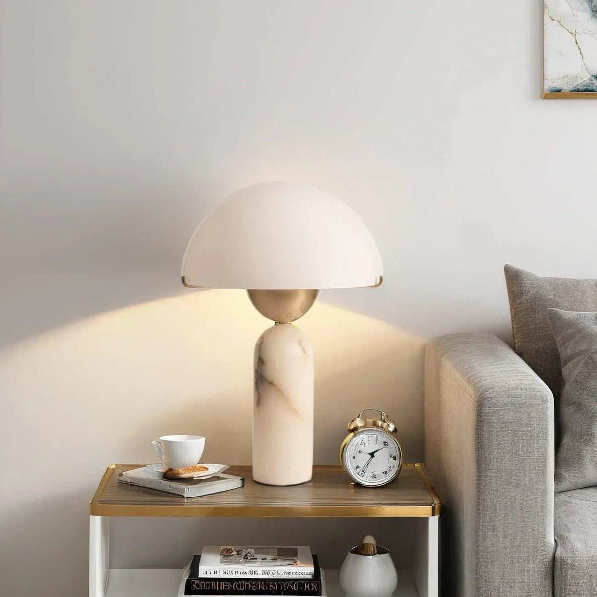 Peono Alabaster Table Lamp - Franing