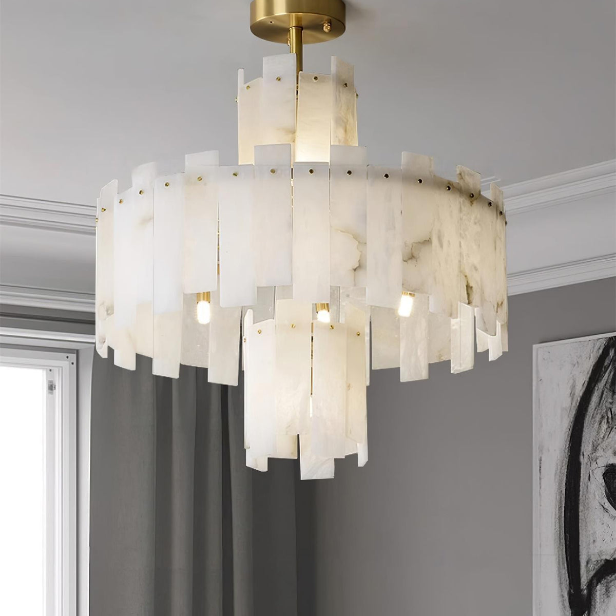 Regina Alabaster Chandelier