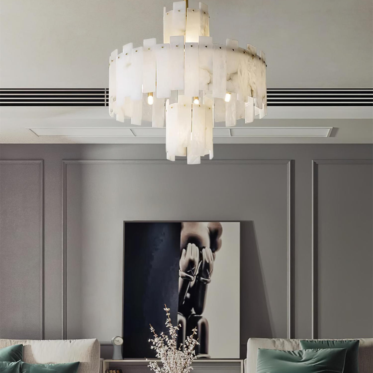 Regina Alabaster Chandelier