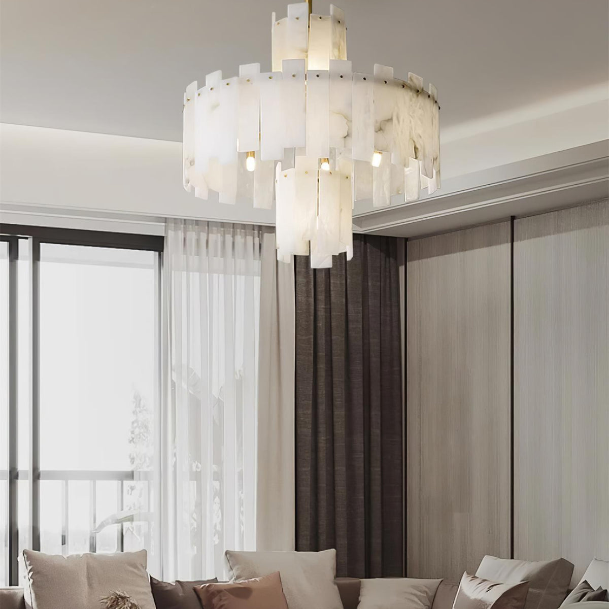 Regina Alabaster Chandelier