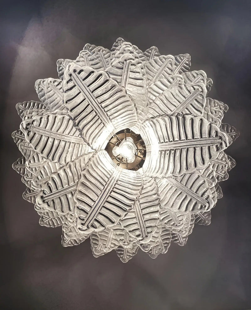 Rosalind Murano Clear Glass Chandelier