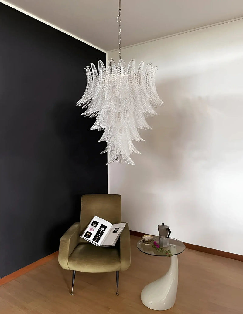 Rosalind Murano Clear Glass Chandelier