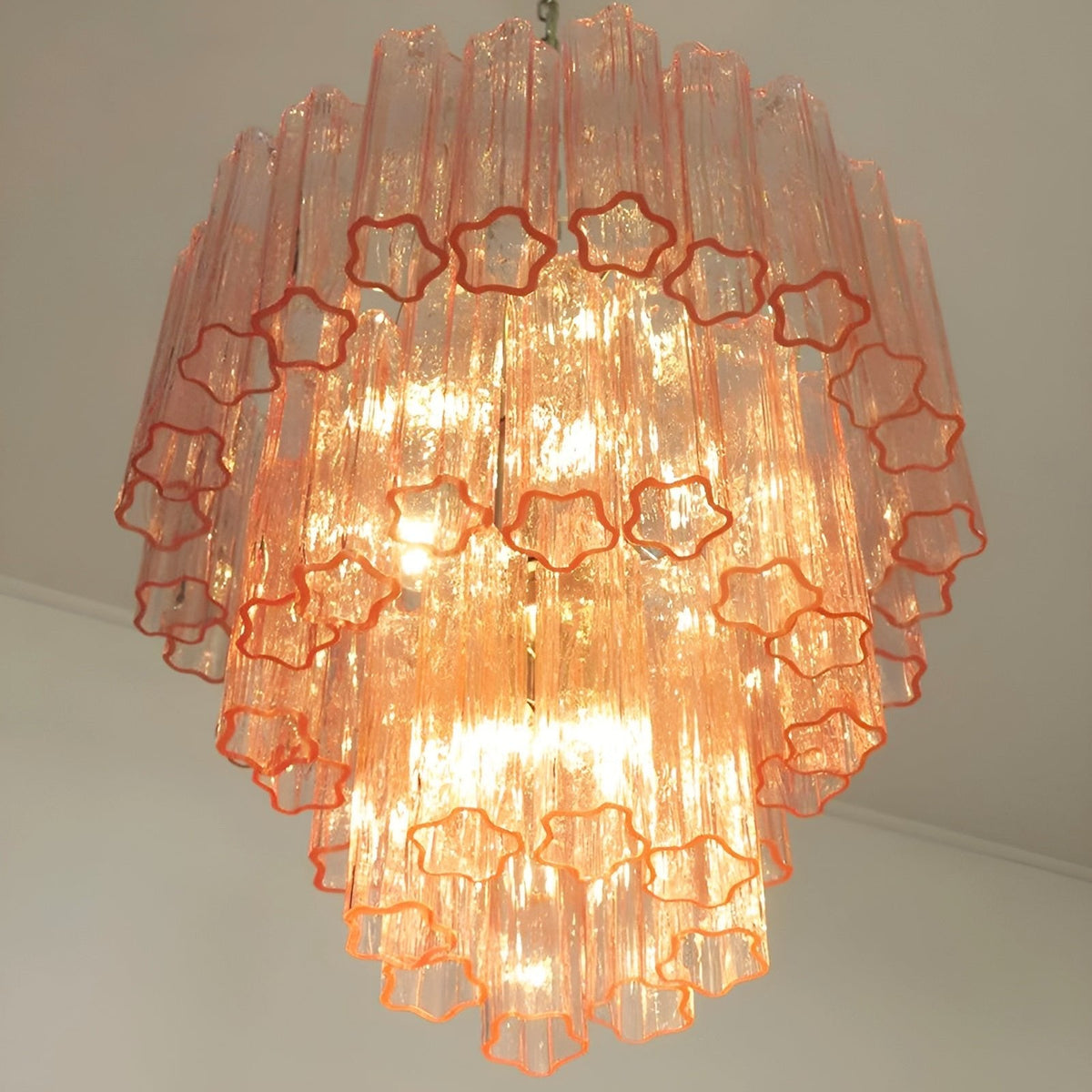 Rose Murano Glass Chandelier