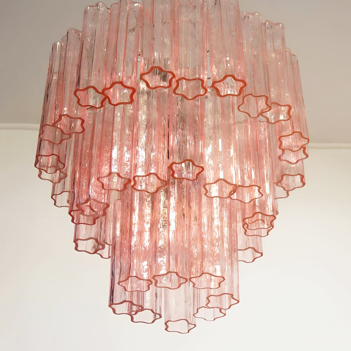 Rose Murano Glass Chandelier