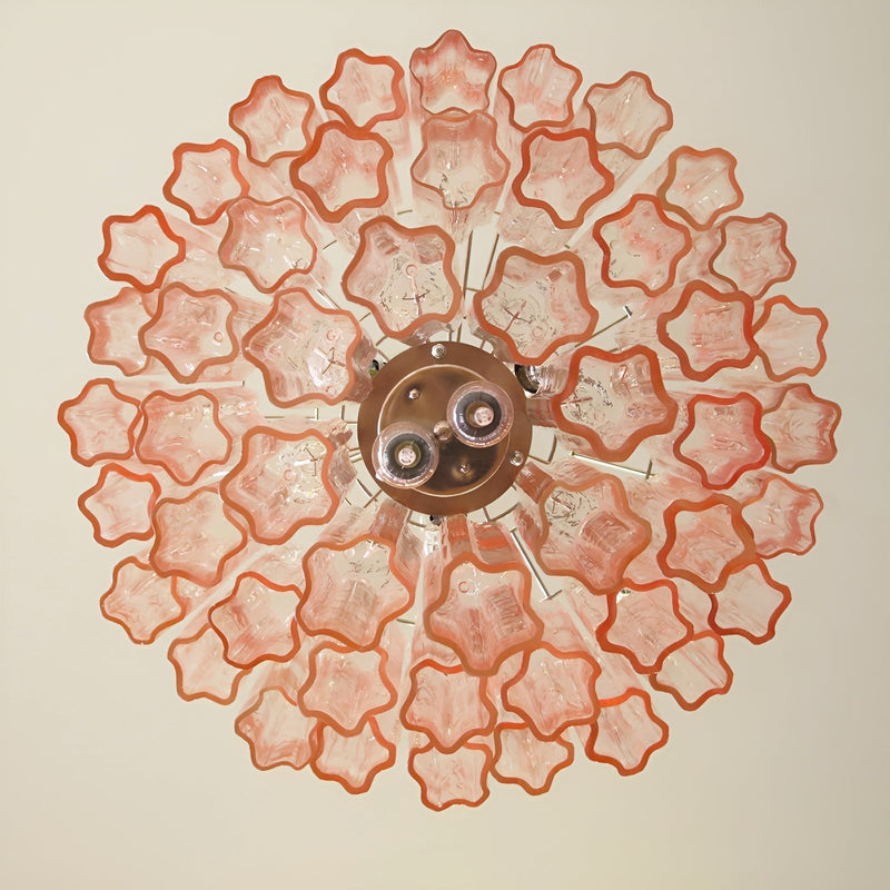 Rose Murano Glass Chandelier