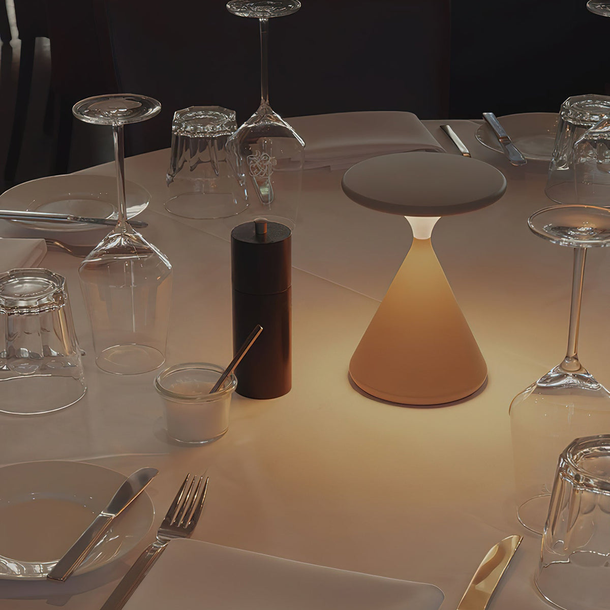 Salt & Pepper Atmosphere Table Lamp Built-in Battery