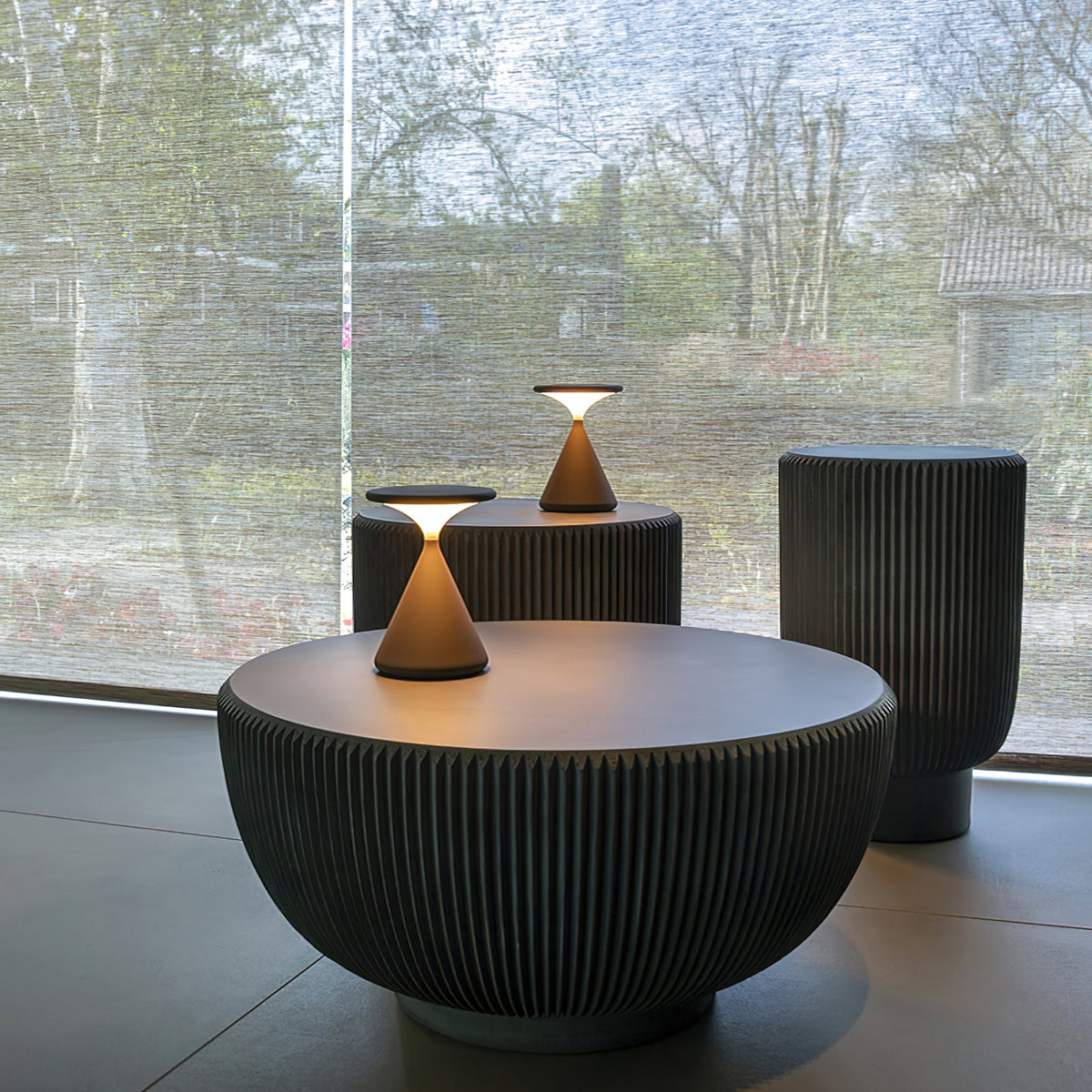 Salt & Pepper Atmosphere Table Lamp Built-in Battery