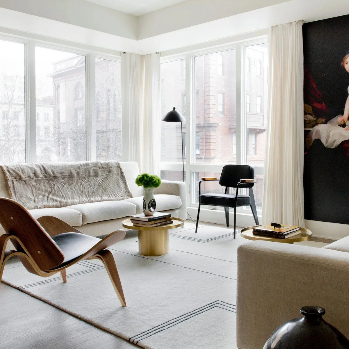 Serge Mouille Floor Lamp - Franing