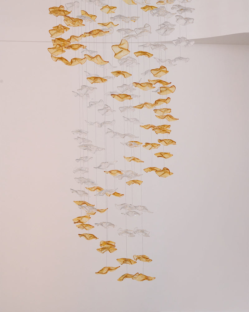 Tidal Art Glass Chandelier