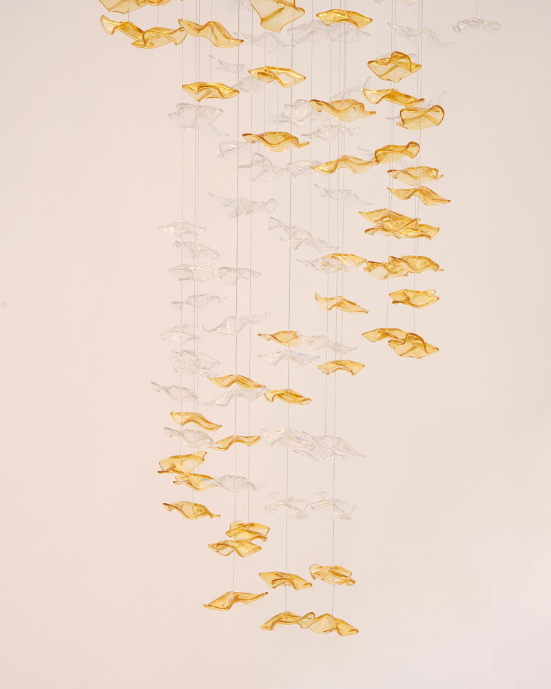 Tidal Art Glass Pendants