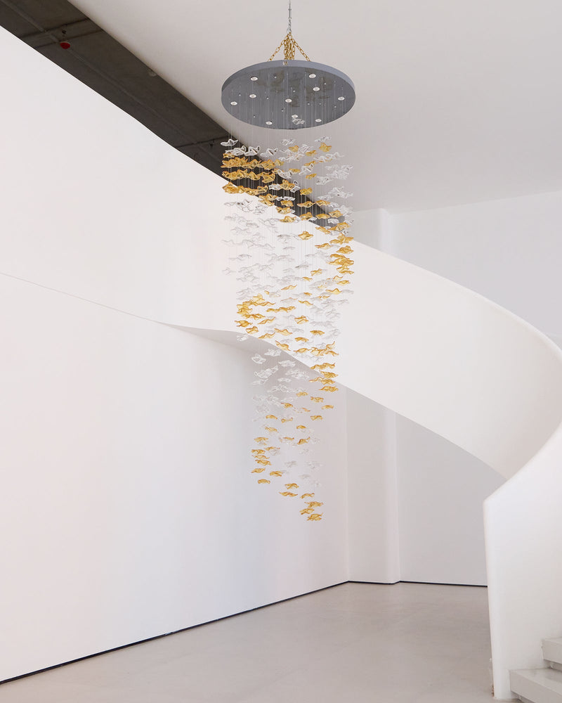 Tidal Art Glass Chandelier