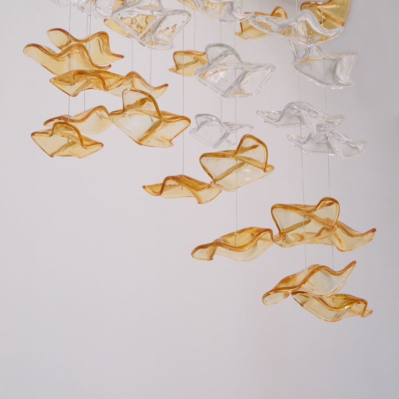 Tidal Art Glass Chandelier