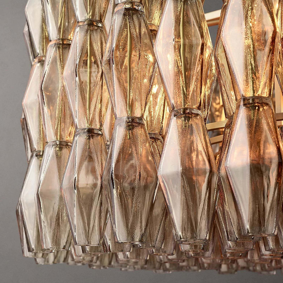 Chiara Glass Round Chandelier 37" - Franing