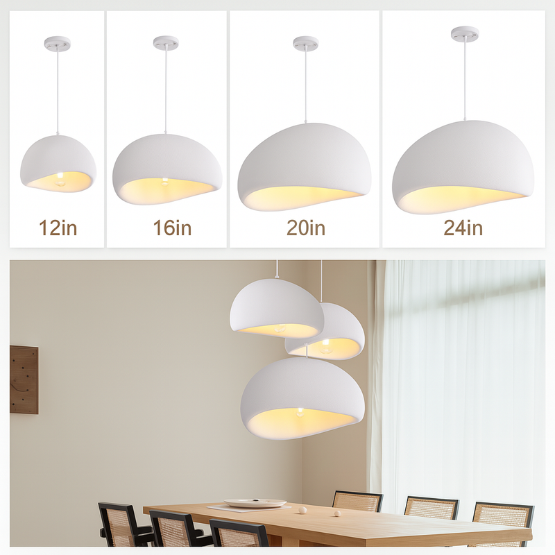 Acoji Jimyah Modern Pendant Light – Minimalist Sculptural Design