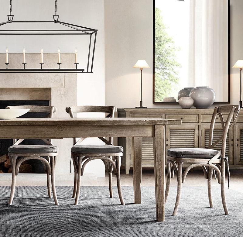 Franing Chandelier,SHOP ALL,metal chandelier,Farmhouse 19TH C. ENGLISH OPENWORK RECTANGULAR CHANDELIER 54"