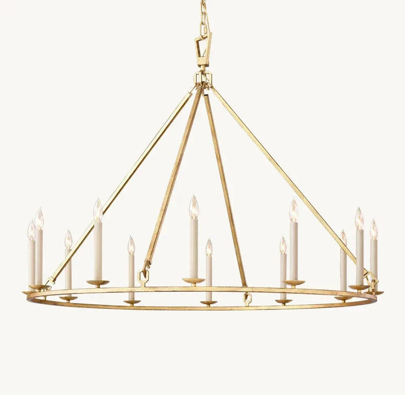 Franing Chandelier,SHOP ALL,metal chandelier,Farmhouse 19TH C. ENGLISH OPENWORK ROUND CHANDELIER 50"