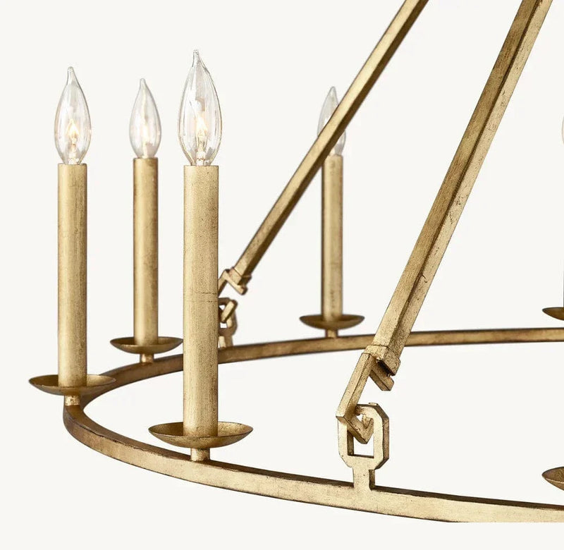 Franing Chandelier,SHOP ALL,metal chandelier,Farmhouse 19TH C. ENGLISH OPENWORK ROUND CHANDELIER 50"