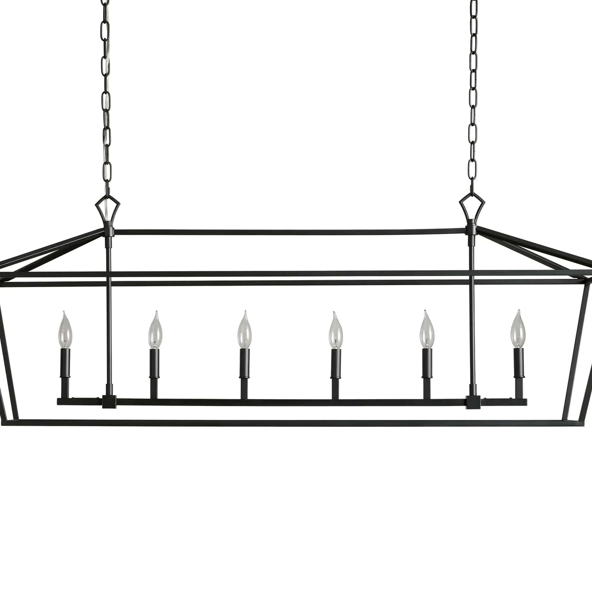 Franing Chandelier,SHOP ALL,metal chandelier,Farmhouse BRONZE Garnet 54" Rectangular Chandelier