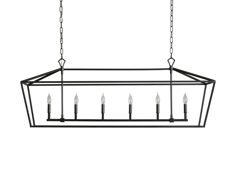 Franing Chandelier,SHOP ALL,metal chandelier,Farmhouse BRONZE Garnet 54" Rectangular Chandelier