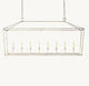 Franing Chandelier,SHOP ALL,metal chandelier,Farmhouse Burnished Silver Leaf 19TH C. ENGLISH OPENWORK RECTANGULAR CHANDELIER 72"