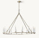 Franing Chandelier,SHOP ALL,metal chandelier,Farmhouse Burnished Silver Leaf 19TH C. ENGLISH OPENWORK ROUND CHANDELIER 72"