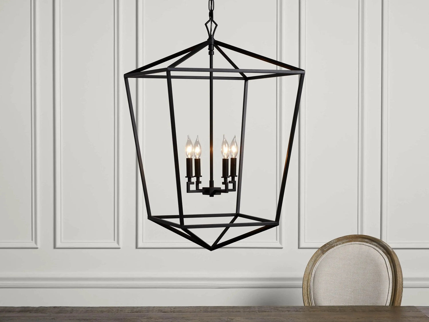Franing Chandelier,SHOP ALL,metal chandelier,Farmhouse Garnet 33" Chandelier