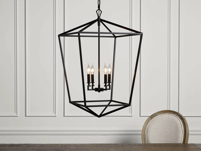 Franing Chandelier,SHOP ALL,metal chandelier,Farmhouse Garnet 33" Chandelier