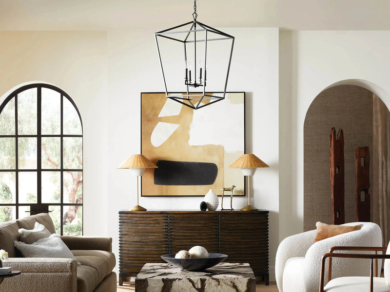 Franing Chandelier,SHOP ALL,metal chandelier,Farmhouse Garnet 33" Chandelier