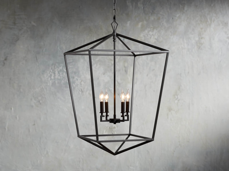 Franing Chandelier,SHOP ALL,metal chandelier,Farmhouse Garnet 33" Chandelier