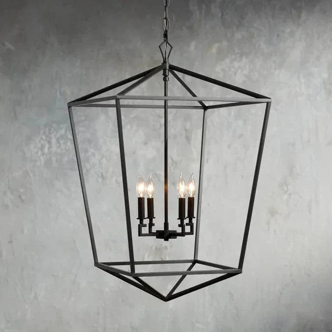 Franing Chandelier,SHOP ALL,metal chandelier,Farmhouse Garnet 33" Chandelier