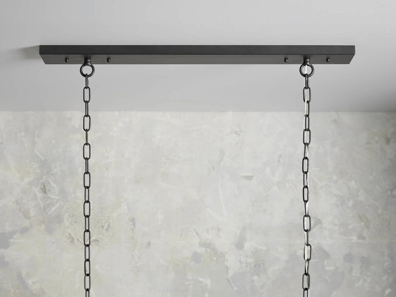 Franing Chandelier,SHOP ALL,metal chandelier,Farmhouse Garnet 41" Rectangular Chandelier