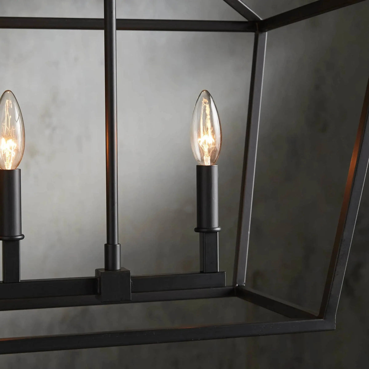 Franing Chandelier,SHOP ALL,metal chandelier,Farmhouse Garnet 41" Rectangular Chandelier