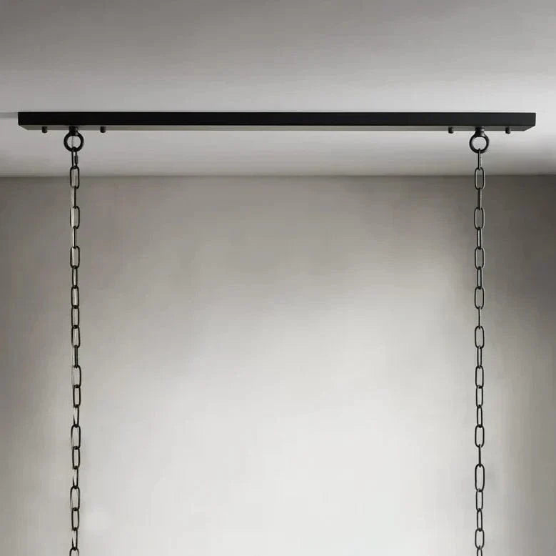 Franing Chandelier,SHOP ALL,metal chandelier,Farmhouse Garnet 54" Rectangular Chandelier