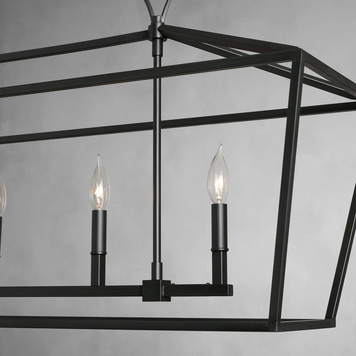 Franing Chandelier,SHOP ALL,metal chandelier,Farmhouse Garnet 54" Rectangular Chandelier
