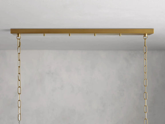 Franing Chandelier,SHOP ALL,metal chandelier,Farmhouse Garnet 54" Rectangular Chandelier