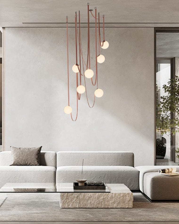 Franing Island counter/dining room ，Farmhouse ，Chandelier ，glass chandelier，shop all，Ceiling Globe Leather Pendant Light