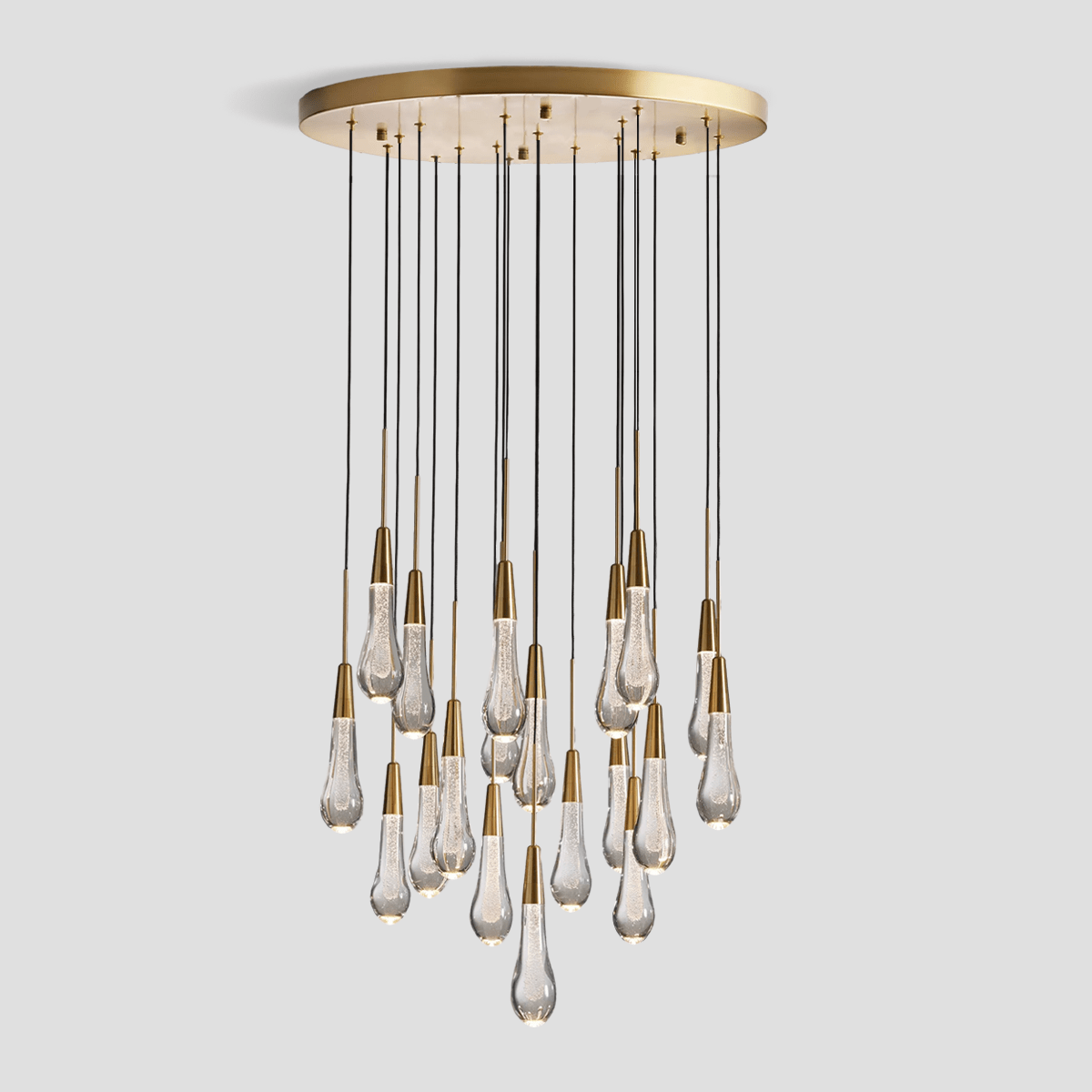 Franing SHOP ALL,crystal chandelier,Ceiling,Island counter/dining room 24'' / BRASS Soltaire Round Chandelier 17'' 24'' 36'' 40'' 58''D