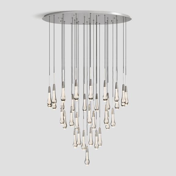 Franing SHOP ALL,crystal chandelier,Ceiling,Island counter/dining room 40'' / NICKEL Soltaire Round Chandelier 17'' 24'' 36'' 40'' 58''D