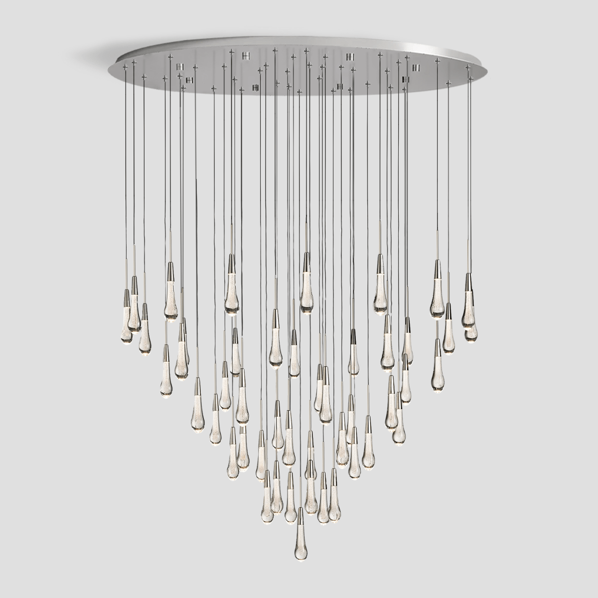 Franing SHOP ALL,crystal chandelier,Ceiling,Island counter/dining room 58'' / NICKEL Soltaire Round Chandelier 17'' 24'' 36'' 40'' 58''D