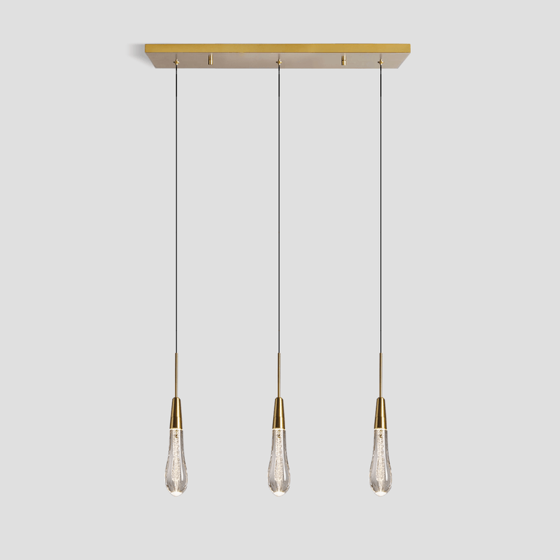 Franing SHOP ALL,crystal chandelier,Ceiling,Island counter/dining room BRASS / 22'' (3 lights) Soltaire Linear Chandelier 22'' 35''W