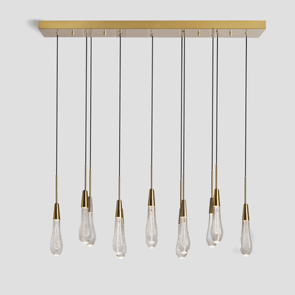 Franing SHOP ALL,crystal chandelier,Ceiling,Island counter/dining room BRASS / 37'' Soltaire Linear Chandelier 37'' 50'' 70'' 87"W 120"W