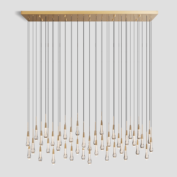 Franing SHOP ALL,crystal chandelier,Ceiling,Island counter/dining room BRASS / 70'' Soltaire Linear Chandelier 37'' 50'' 70'' 87"W 120"W