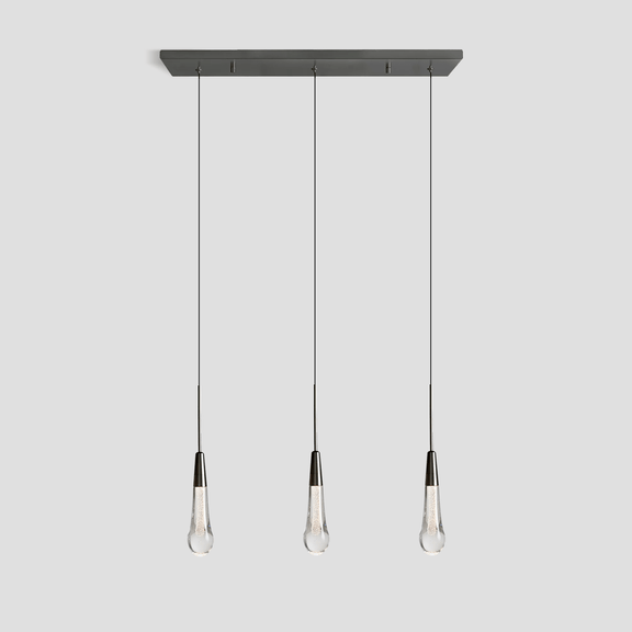 Franing SHOP ALL,crystal chandelier,Ceiling,Island counter/dining room BRONZE / 22'' (3 lights) Soltaire Linear Chandelier 22'' 35''W