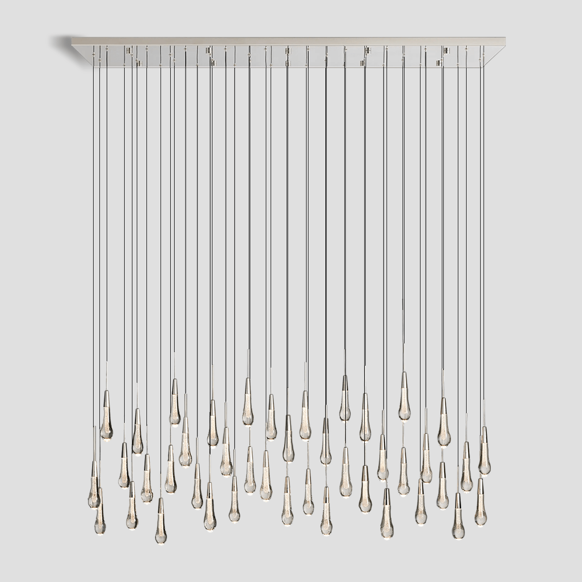 Franing SHOP ALL,crystal chandelier,Ceiling,Island counter/dining room NICKEL / 70'' Soltaire Linear Chandelier 37'' 50'' 70'' 87"W 120"W