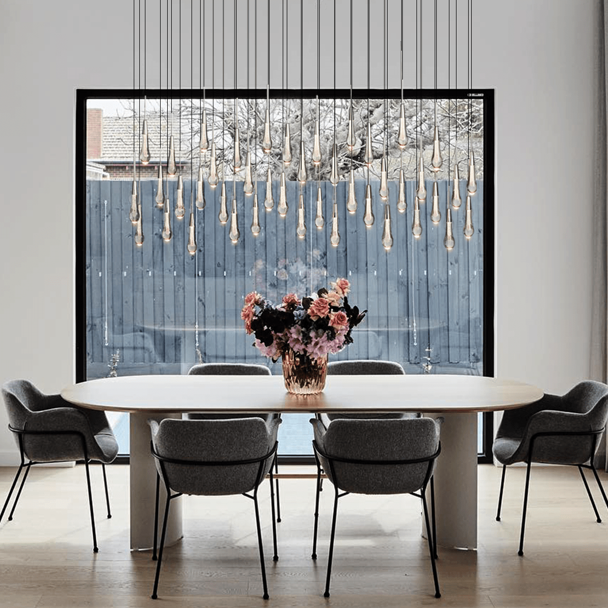 Franing SHOP ALL,crystal chandelier,Ceiling,Island counter/dining room Soltaire Linear Chandelier 37'' 50'' 70'' 87"W 120"W