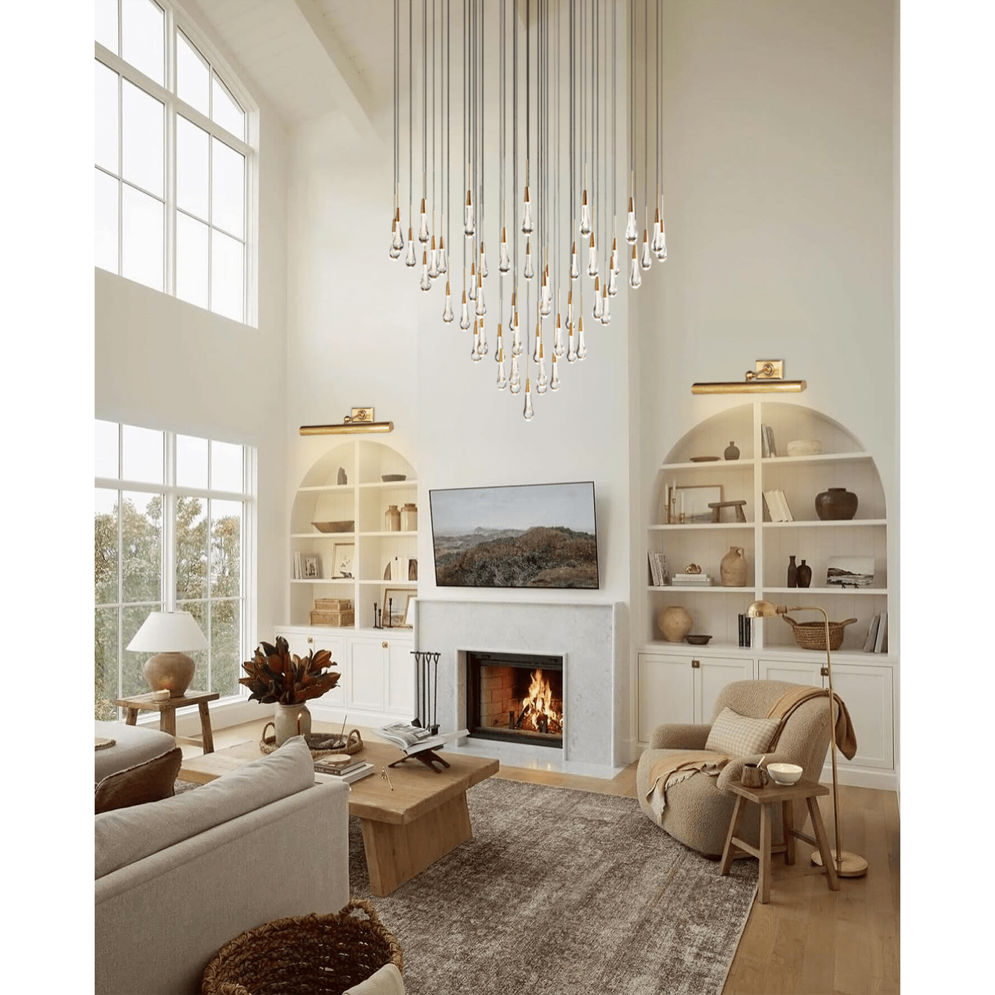 Franing SHOP ALL,crystal chandelier,Ceiling,Island counter/dining room Soltaire Round Chandelier 17'' 24'' 36'' 40'' 58''D